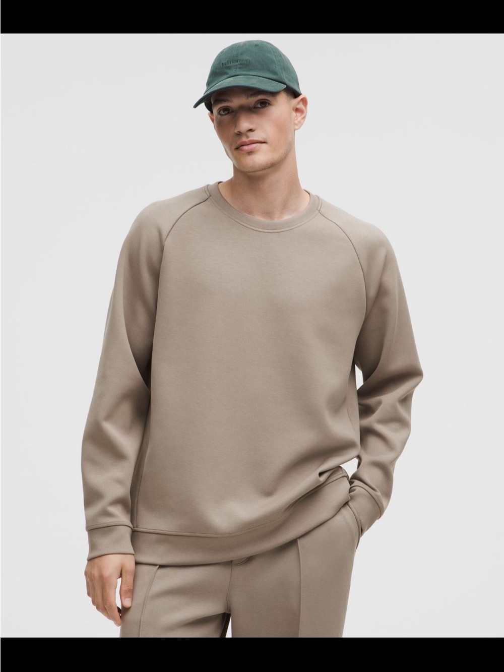 LULULEMON NWT Smooth Spacer Classic-Fit Crew in Warm Ash Grey Sz M